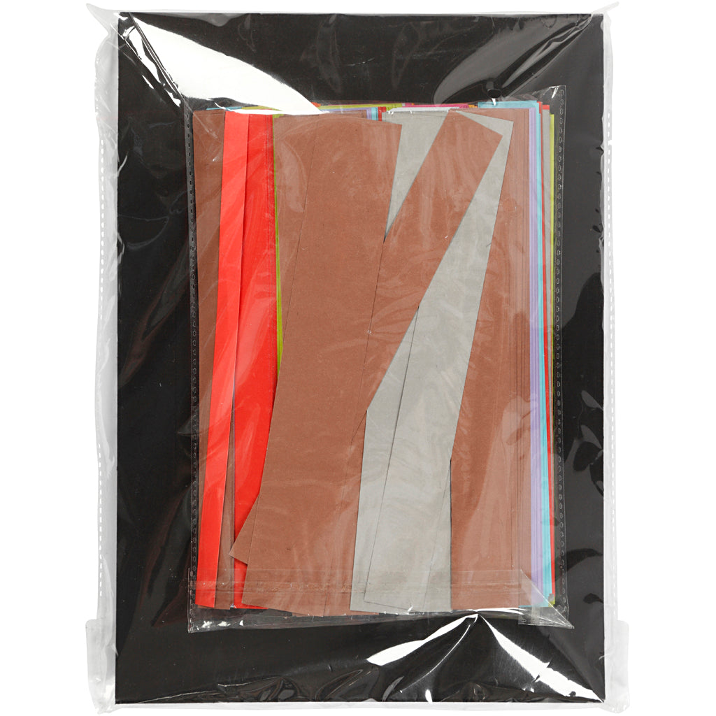 Set de quilling, L : 21 cm, L : 10+15+25+35 mm, 1 Pq. [HOB-11720]