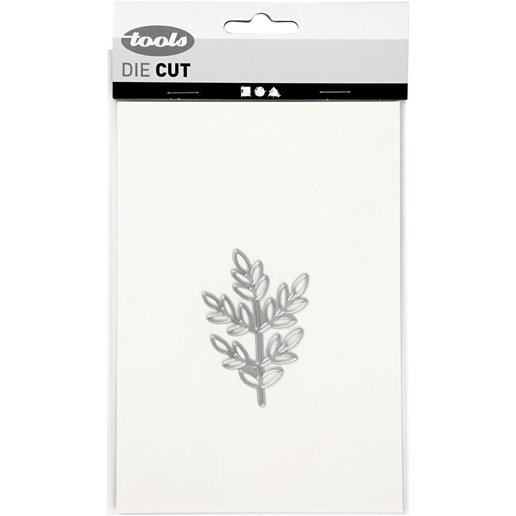 Gabarit de coupe, jeune pousse, dim. 4,4x6,5 cm, 1 pièce [HOB-11789]