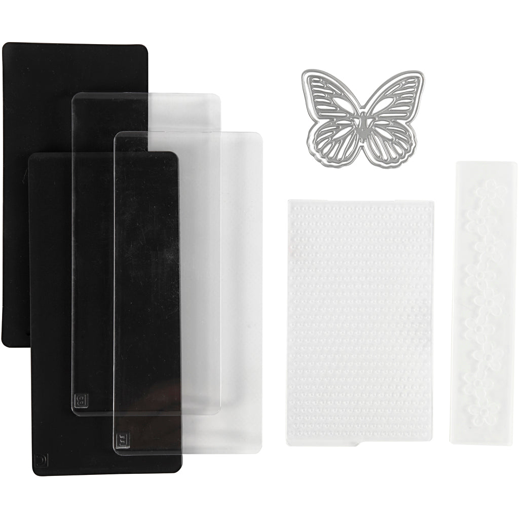 Machine à couper et à embosser - kit de démarrage, A7, feuille 74x105 mm, 1 set [HOB-11799]