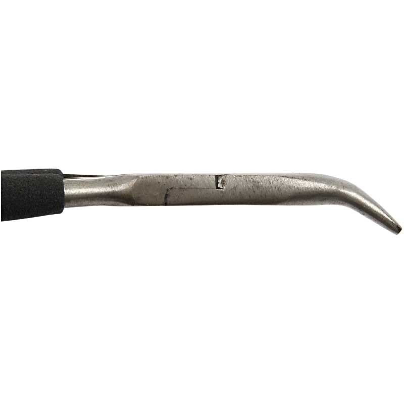 Pince à becs courbés, L : 12,4 cm, 1 pièce [HOB-13020]