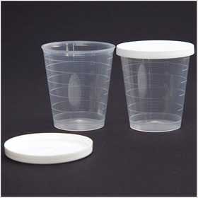 Gobelets avec couvercle, 30 ml, 75 pièces/ 1 Pq. [HOB-13172]
