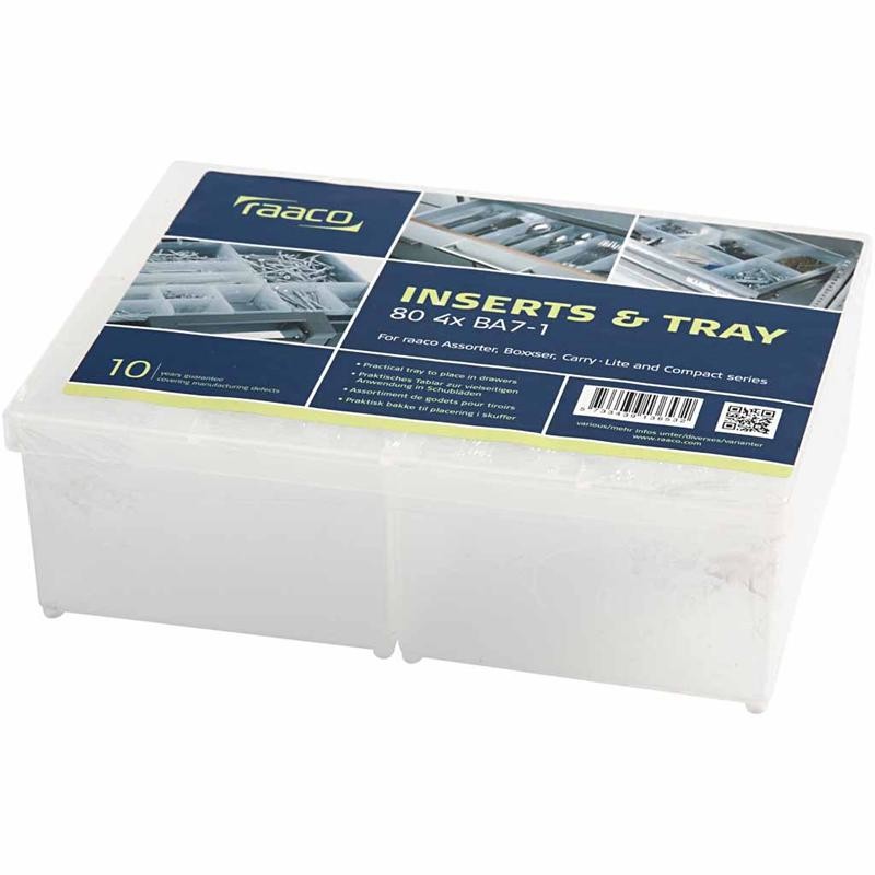 Boîte de rangement, dim. BA7-1, H : 80 mm, dim. 109x79 mm, 4 pièces/ 1 Pq. [HOB-13410]