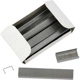 Agrafes, dim. 6/4, L : 6 mm, 10x1000 pièces/ 1 Pq. [HOB-14109]