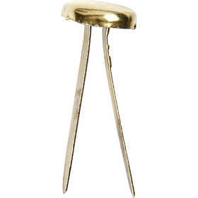 Attaches parisiennes, L : 20 mm, or, 70 pièces/ 1 Pq. [HOB-14207]