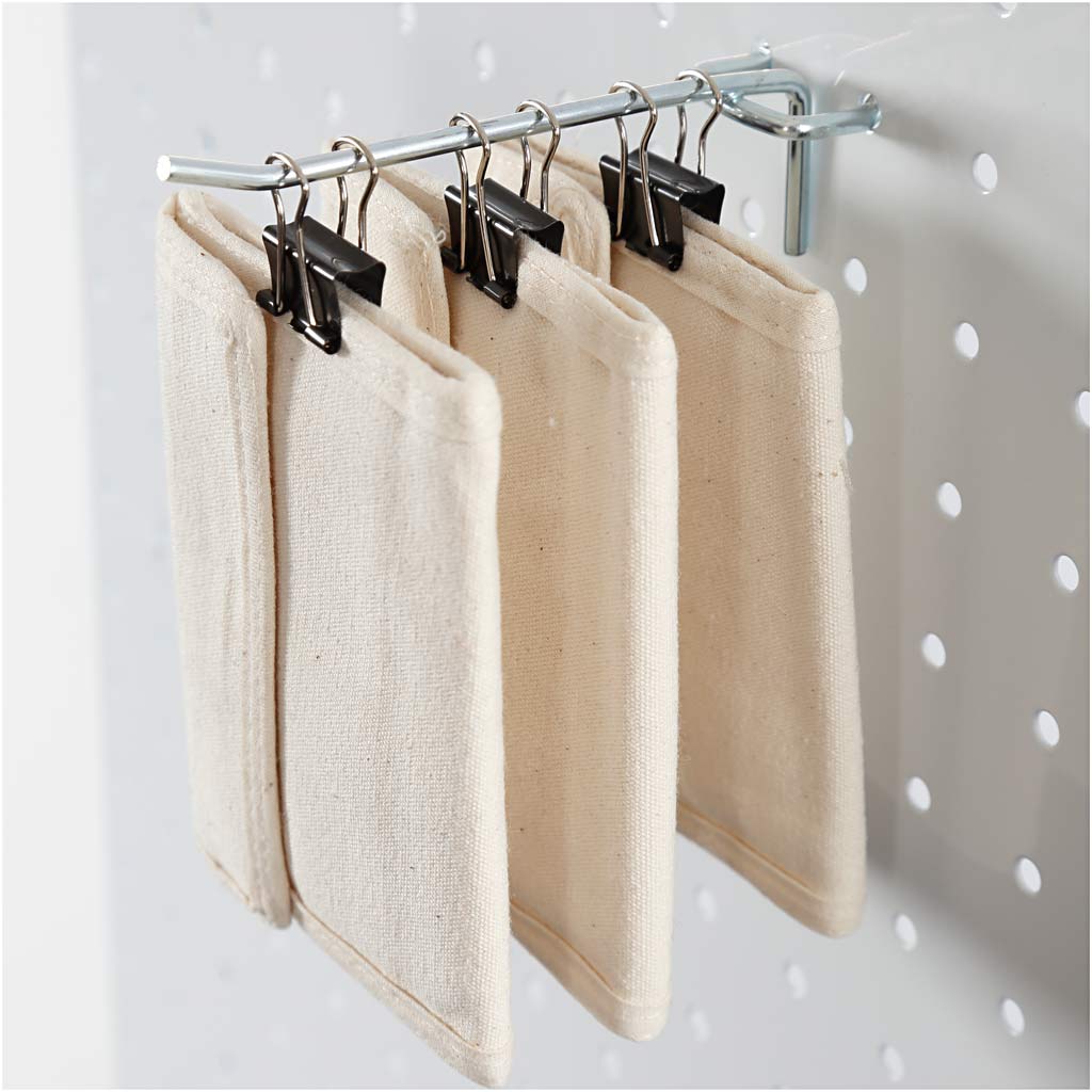 Pince-notes, L : 19 mm, noir, 40 pièces/ 1 Pq. [HOB-14208]