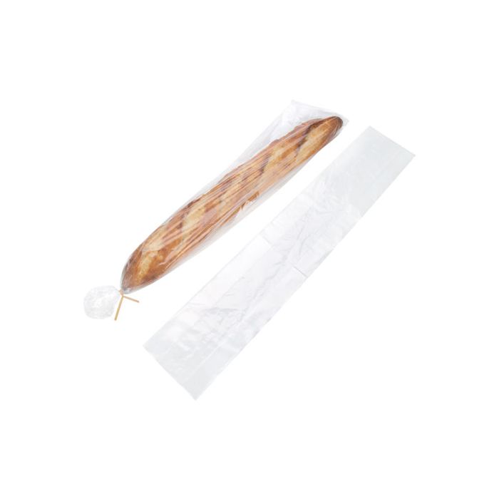 Sachets plastiques à soufflet 11.5x6.5x61cm (500 Pièces) [1GE4224]