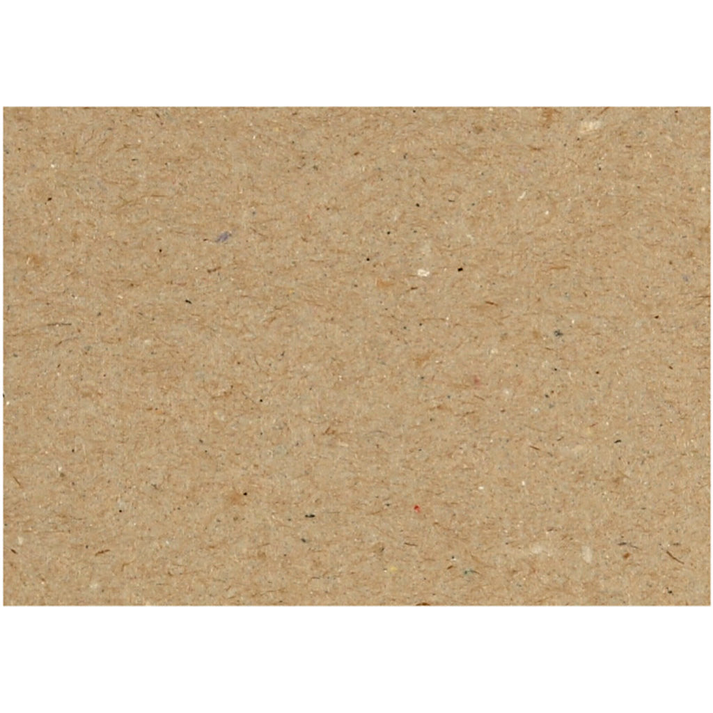 Recycled Cardboard, A4, sheet 210x297 mm, 225 g, grey brown, 10 sheet