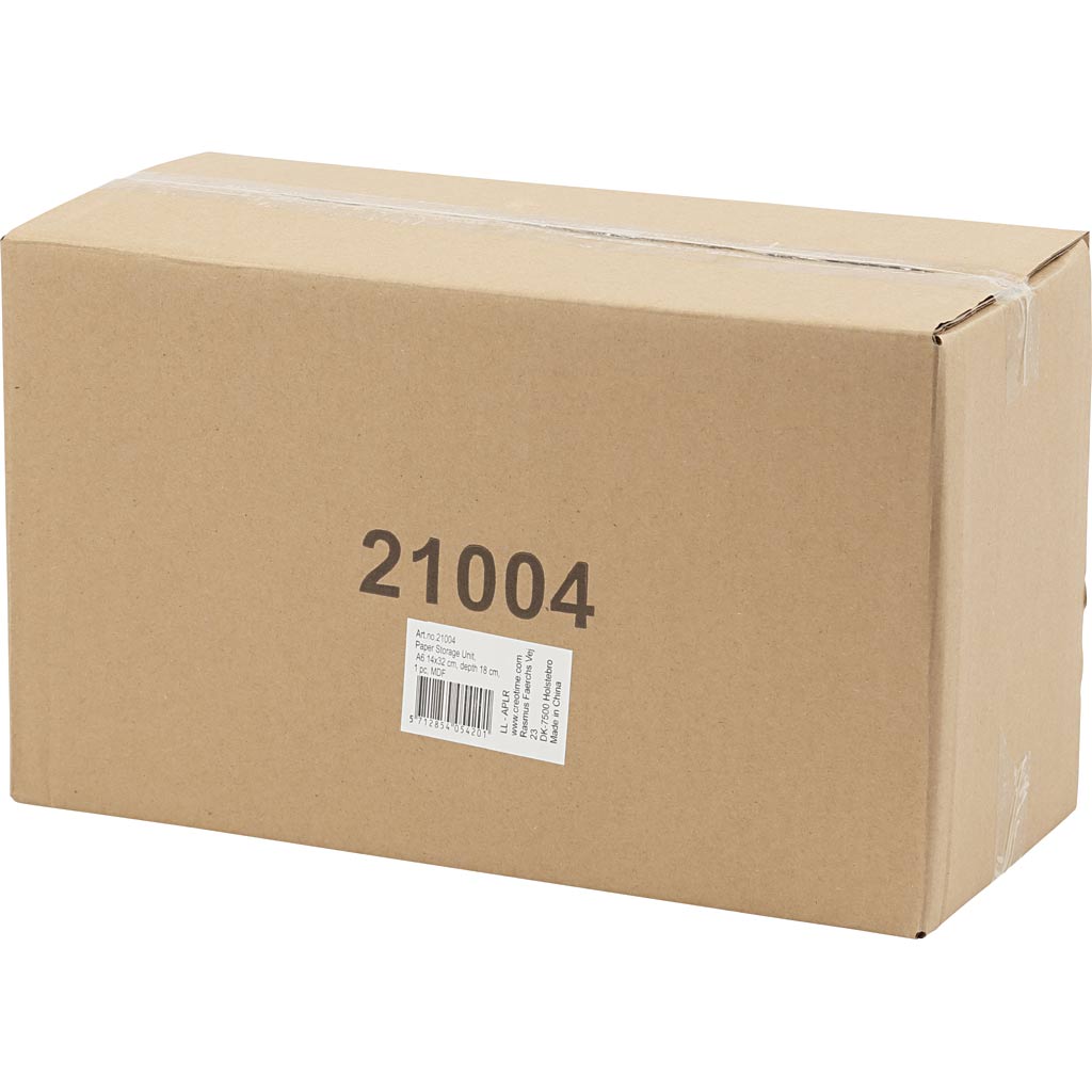 Paper Storage Unit, H: 31,5 cm, D. 18 cm, W: 14 cm, A6