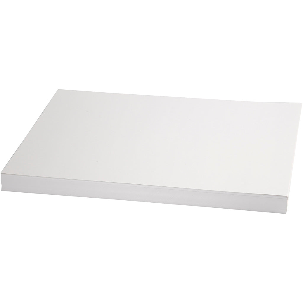 Papier cartonné coloré, A3, feuille 297x420 mm, 250 gr, blanc, 100 flles/ 1 Pq. [HOB-21651]
