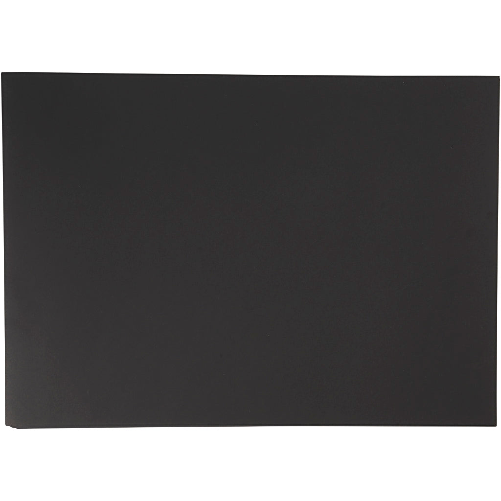 Papier cartonné coloré, A3, feuille 297x420 mm, 200 gr, noir, 100 flles/ 1 Pq. [HOB-21654]
