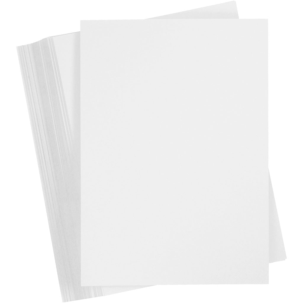 Papier cartonné, A5 148x210 mm,  250 gr, blanc, 100flles [HOB21660]