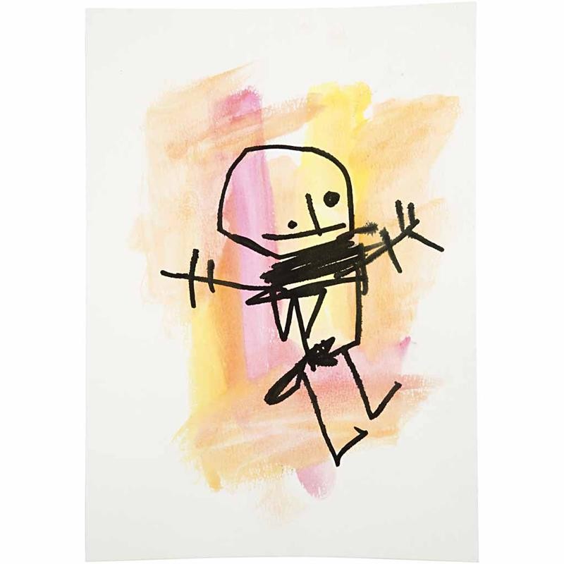 Papier aquarelle, A4, feuille 210x297 mm, 200 gr, blanc, 100 flles/ 1 Pq. [HOB-22402]