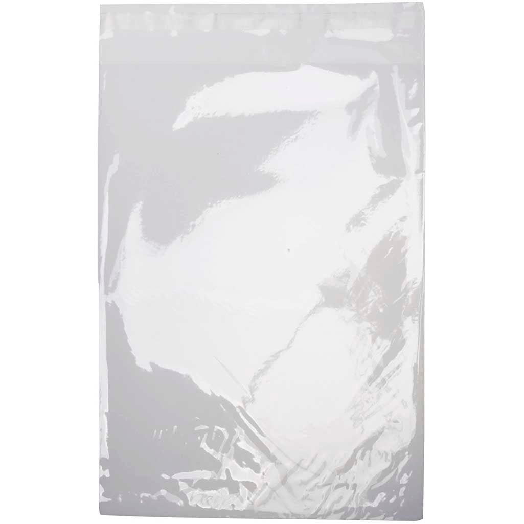 Sachet cellophane, l: 18 cm, h: 25,3 cm, 200pièces, 25 microns [HOB23997]