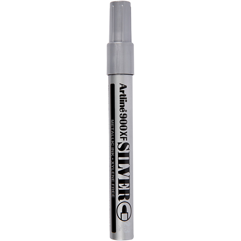 Deco Permanent Marker, line 2,3 mm, silver