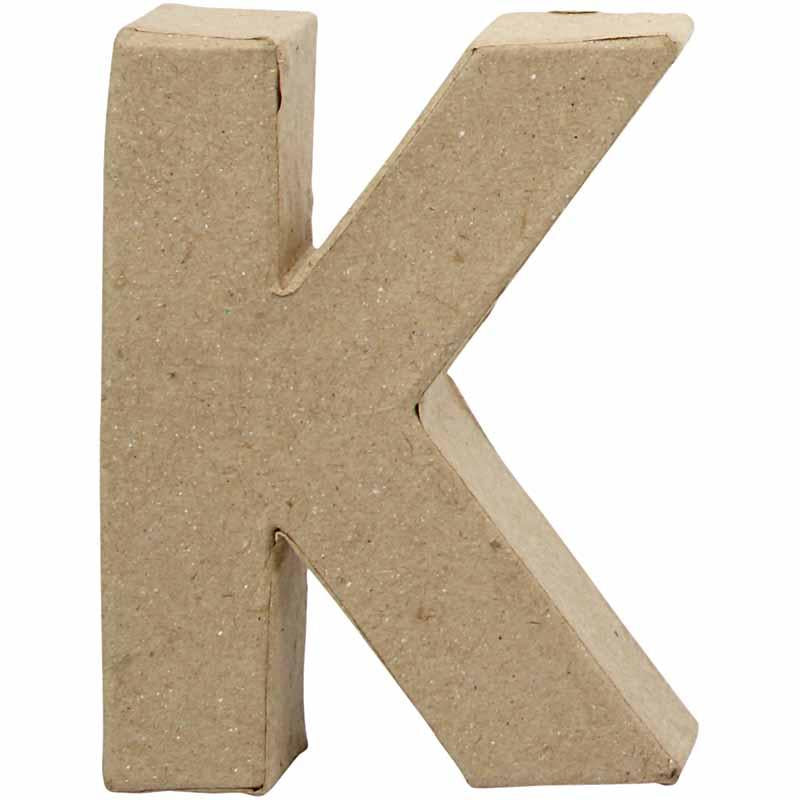 Letter, K, H: 10 cm, W: 7,7 cm, thickness 1,7 cm