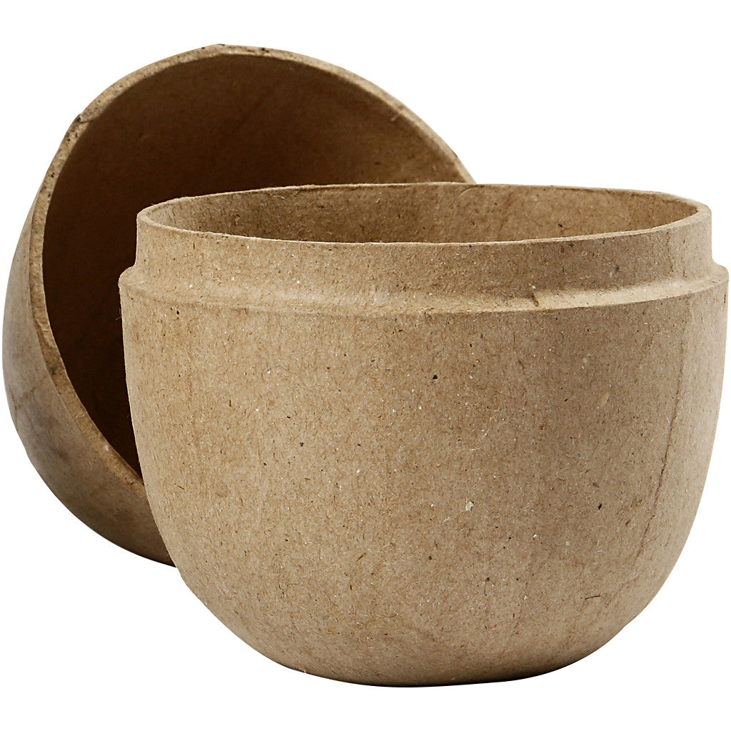 Œuf divisé, H : 12 cm, d 9 cm, 1 pièce [HOB-267350]