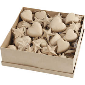 Décorations de Noël , d 8 cm, 80 pièces/ 1 Pq. [HOB-26788]