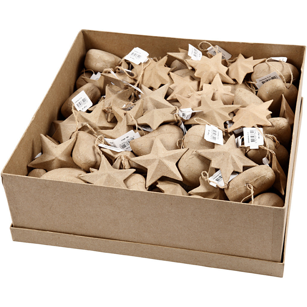 Décorations de Noël , d 8 cm, 80 pièces/ 1 Pq. [HOB-26788]