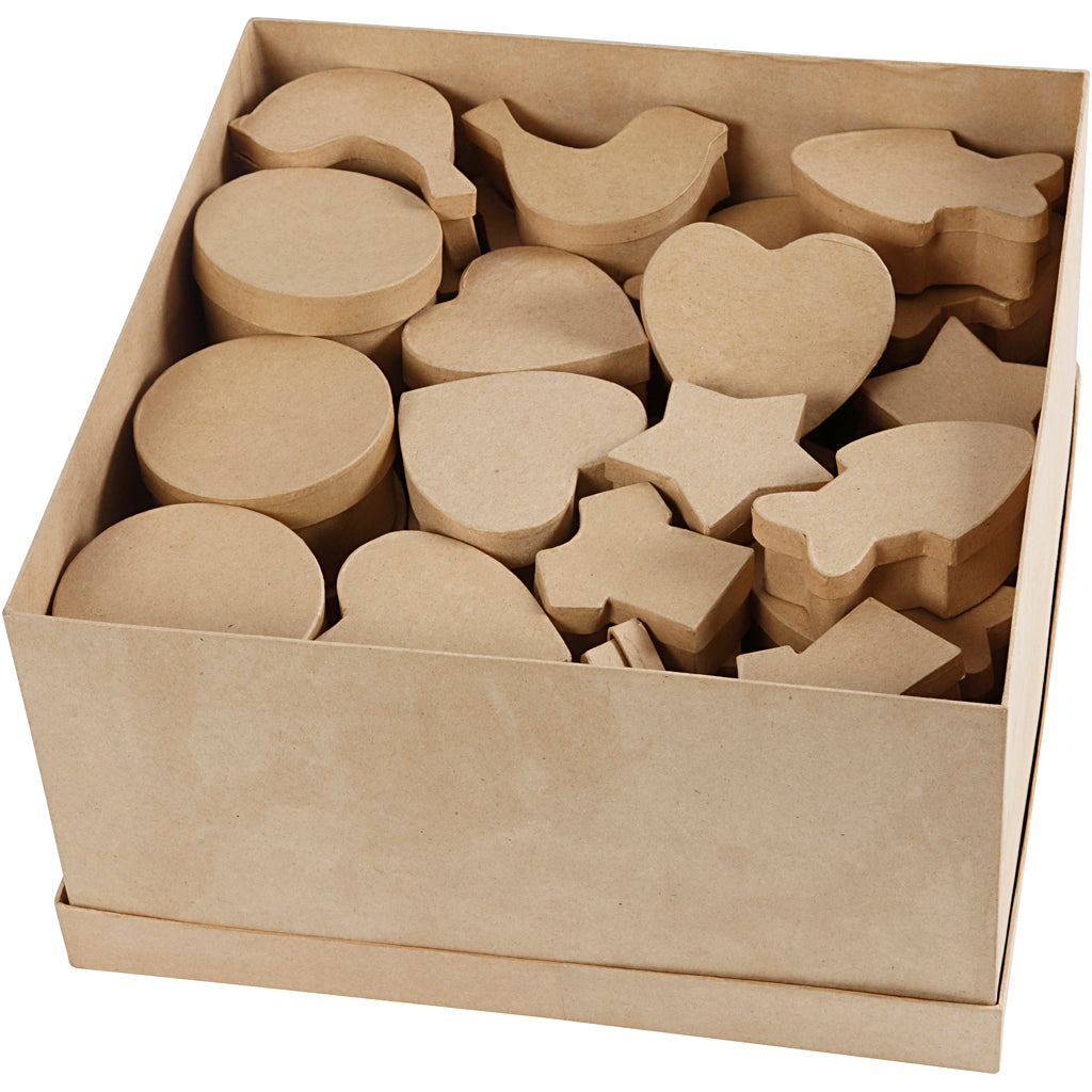 Boxes, size 6-11 cm, 63 pc