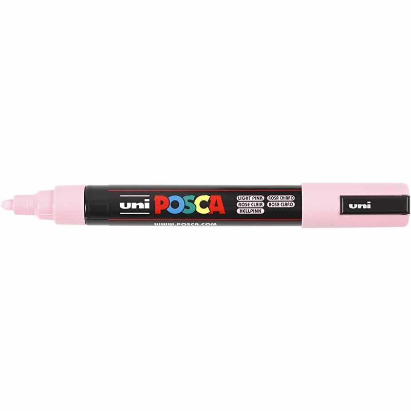Feutre Posca, dim. PC-5M, trait 2,5 mm, moyen, rose clair, 1 pièce [HOB-276029]