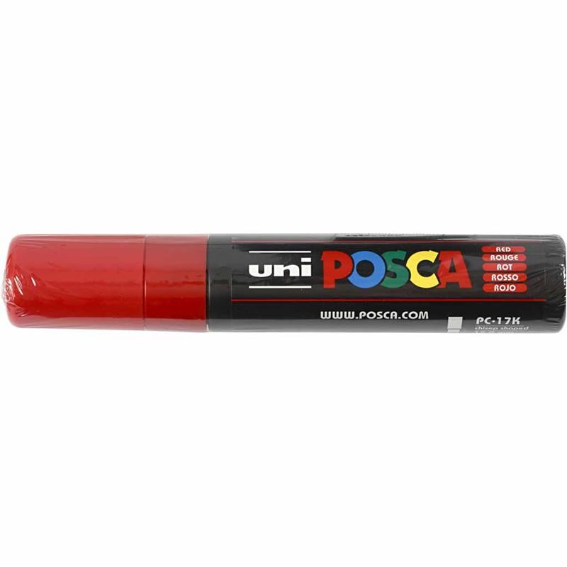 Feutre Posca, dim. PC-17K, trait 15 mm, extra large, rouge, 1 pièce [HOB-279040]