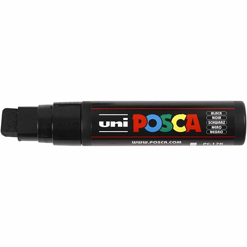 Feutre Posca, dim. PC-17K, trait 15 mm, extra large, noir, 1 pièce [HOB-279046]