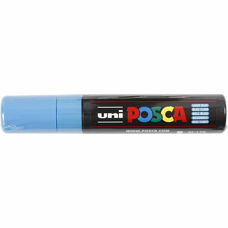 Feutre Posca, dim. PC-17K, trait 15 mm, extra large, bleu clair, 1 pièce [HOB-279057]