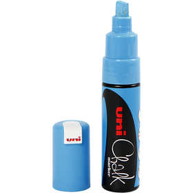 Feutre à craie, chalk, trait 8 mm, bleu clair, 1 pièce [HOB-279957]