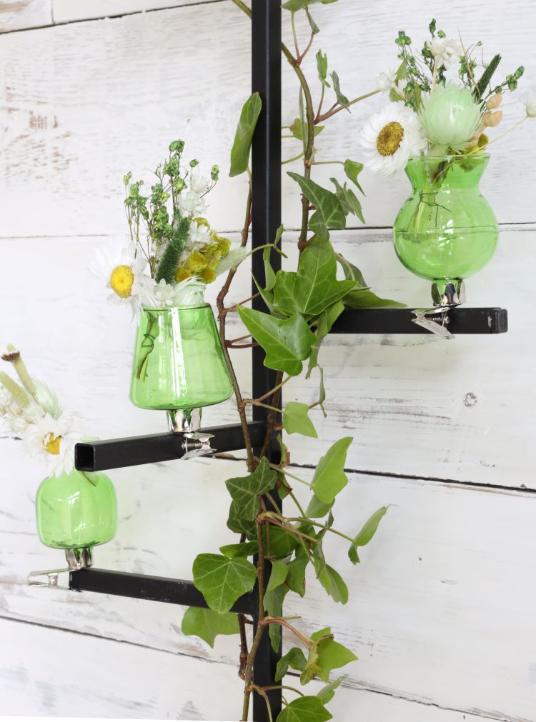 Vases sur pinces assortiment de 3 pièces Vert (1 pièce.) [IFS-28095]
