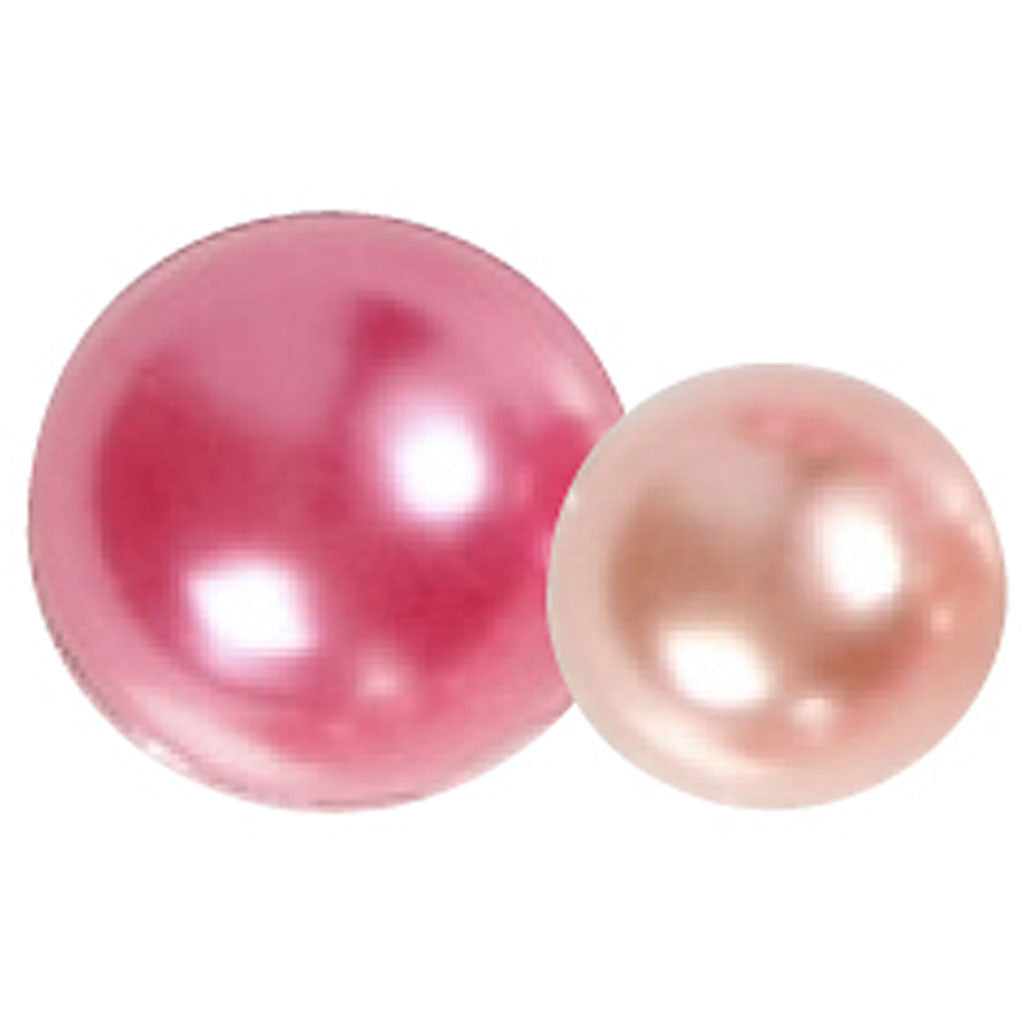 Demies perles, dim. 2-8 mm, rose, 140 pièces/ 1 Pq. [HOB-28320]
