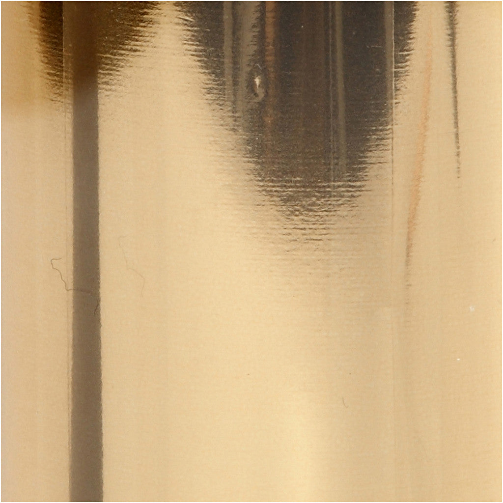 Film décoratif, L : 15,5 cm, ép. 0,02 mm, or, 50 cm/ 1 rouleau [HOB-283561]