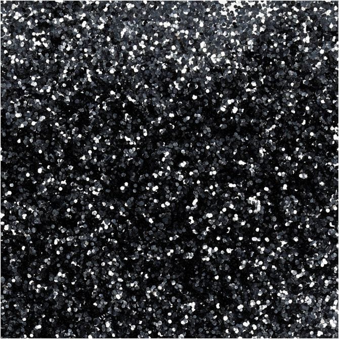 Biopaillettes, d 0,4 mm, noir, 10 gr/ 1 boîte [HOB-284362]