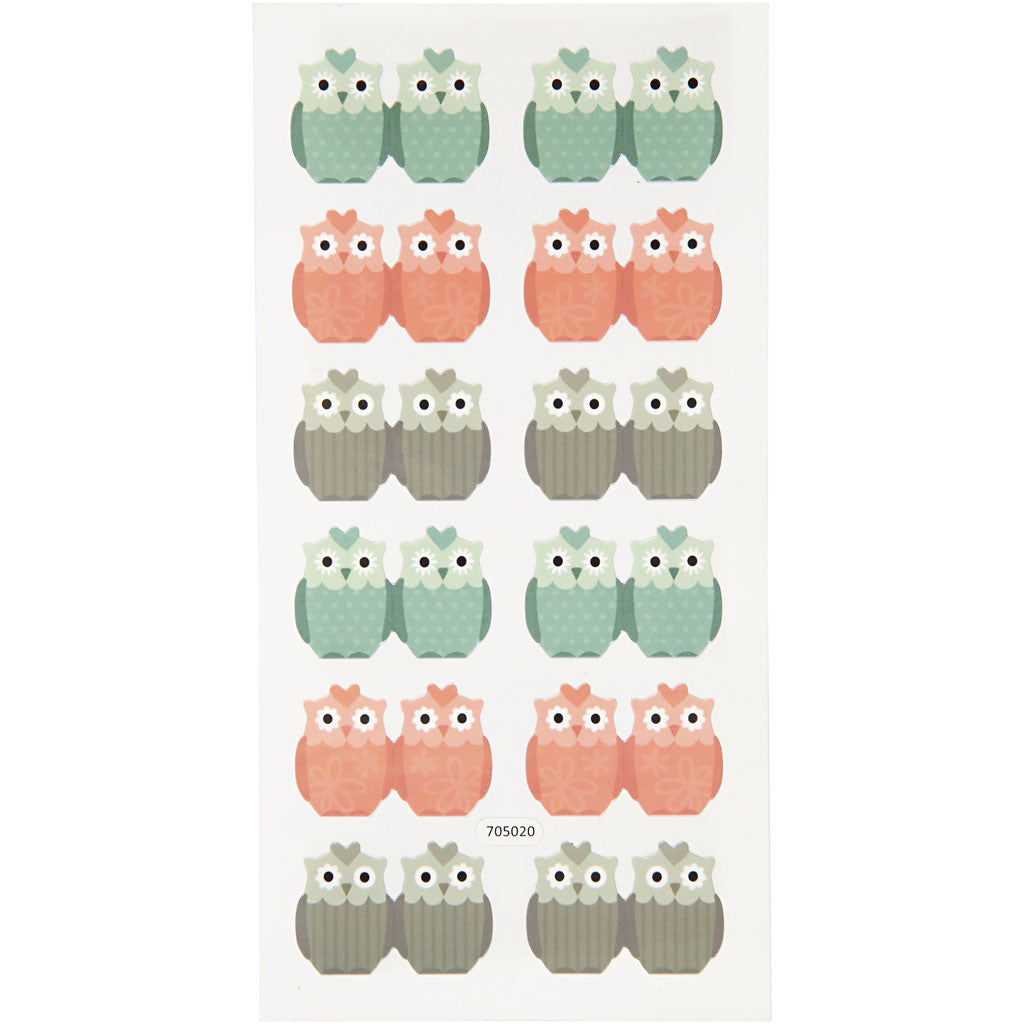 Autocollants pour index, feuille 7,5x15 cm, 10 Pq./ 1 Pq. [HOB-28933]