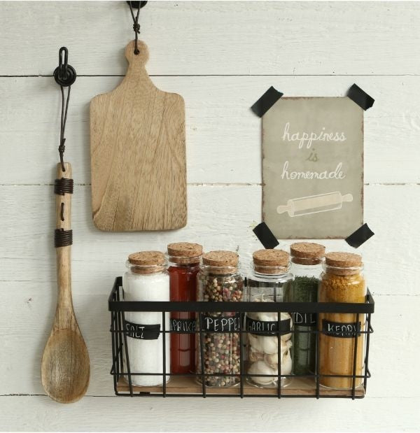 Flacon en verre avec bouchon Ø4.5cm 12.5cm de haut (12 pièces.) [IFS-29146]