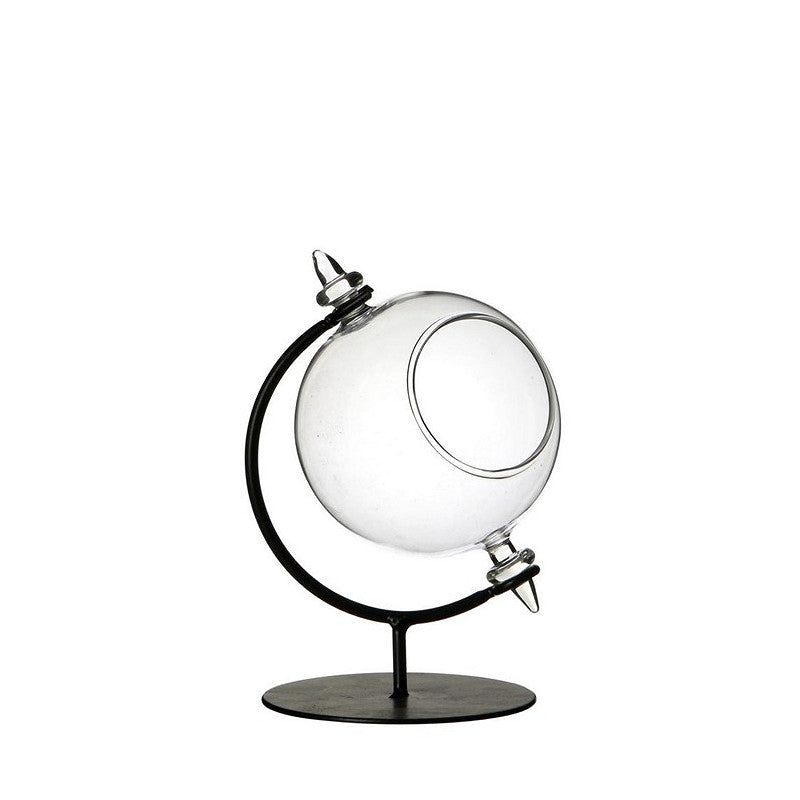 Glass Globe for Tealight with Stand