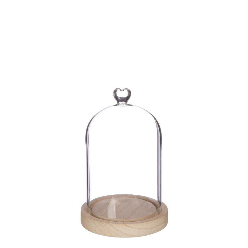 Bell Jar Heart Wood Base