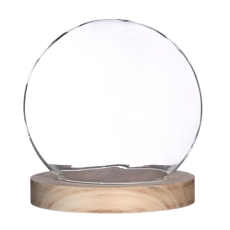 Glass Dome Ø18 h.19 cm