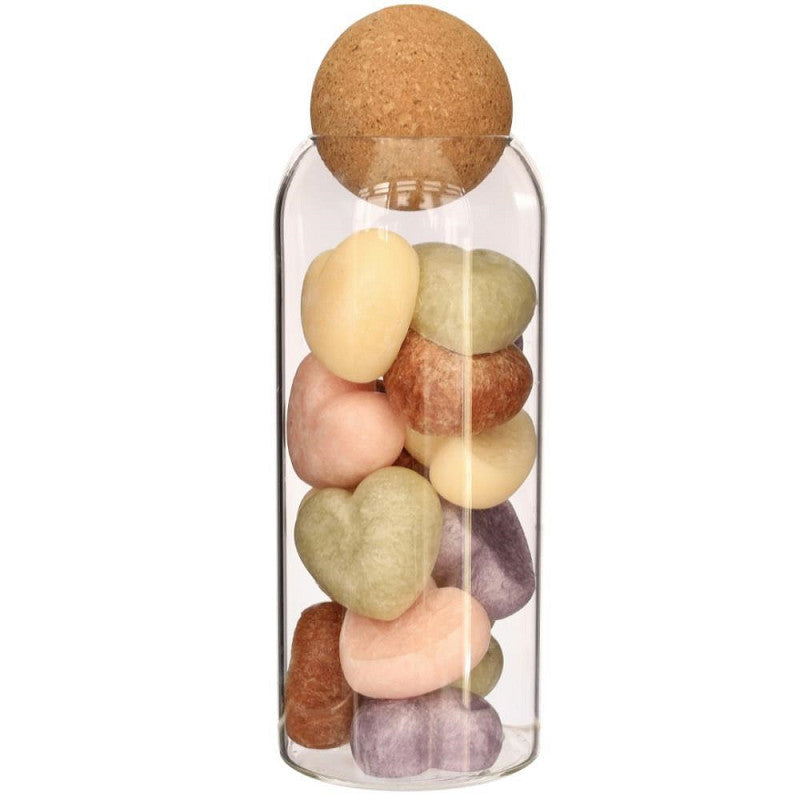 Terrarium en verre Sienna Ø 8,5 cm, H. 24 cm (6 pièces) [IFS-29715]