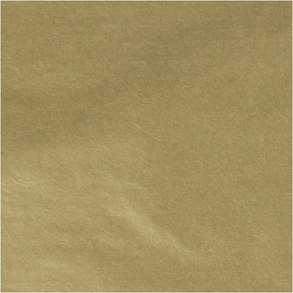 Papier de Soie, feuille 50x70 cm, 17 gr, or, 6 flles/ 1 Pq. [HOB-200891]
