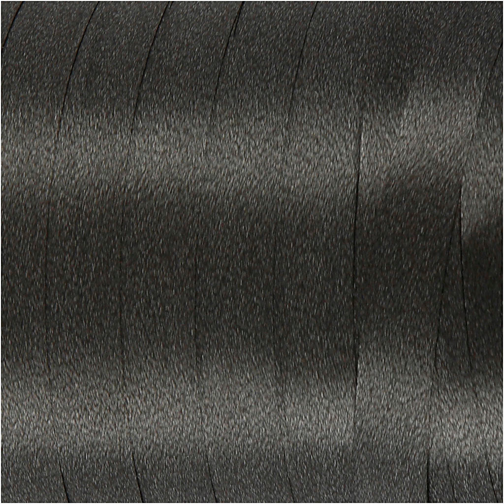 Ruban cadeau, L : 10 mm, brillante, noir, 250 m/ 1 rouleau [HOB-20213]