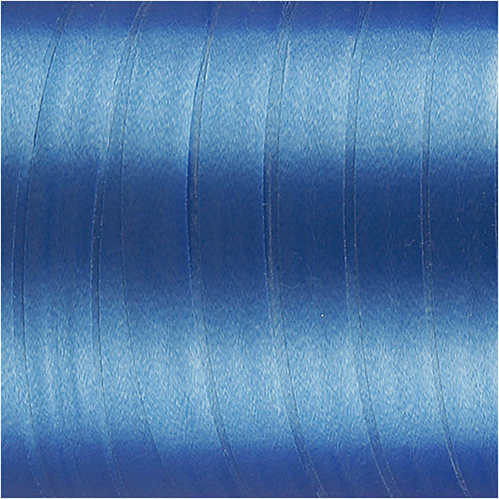 Ruban cadeau, L : 10 mm, brillante, bleu, 250 m/ 1 rouleau [HOB-20217]