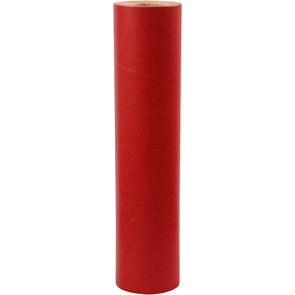 Papier cadeau, L : 50 cm, 60 gr, rouge, 100 m/ 1 rouleau [HOB-20281]
