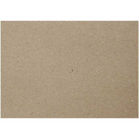 Papier Cartonné Recyclé, A4, feuille 210x297 mm, 100 gr, brun gris, 20 flles/ 1 Pq. [HOB-205040]