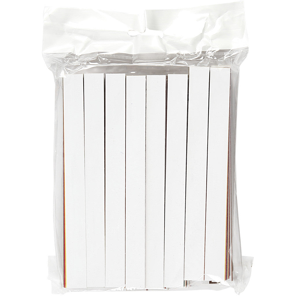 Guirlande en Papier, L : 16 cm, L : 15 mm, ass. de couleurs, 2400 pièces/ 1 Pq. [HOB-20785]