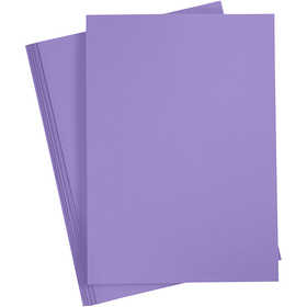 Papier Cartonné, A4, feuille 210x297 mm, 180 gr, violet, 20 flles/ 1 Pq. [HOB-21117]