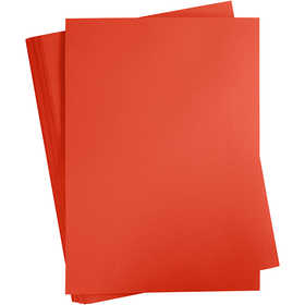 Papier Cartonné, A2, feuille 420x594 mm, 180 gr, rouge, 100 flles/ 1 Pq. [HOB-21314]