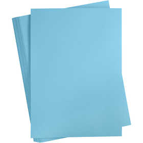 Papier Cartonné, A2, feuille 420x594 mm, 180 gr, turquoise, 100 flles/ 1 Pq. [HOB-21320]