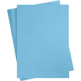 Papier Cartonné, A2, feuille 420x594 mm, 180 gr, bleu, 10 flles/ 1 Pq. [HOB-21520]
