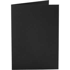 Cartes, dimension carte 10,5x15 cm, 220 gr, noir, 10 pièces/ 1 Pq. [HOB-216012]