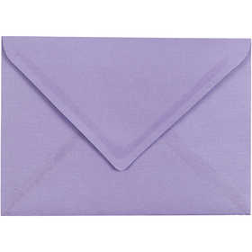Enveloppe, dimension enveloppes 11,5x16 cm, 100 gr, violet foncé/violet, 10 pièces/ 1 Pq. [HOB-217005]